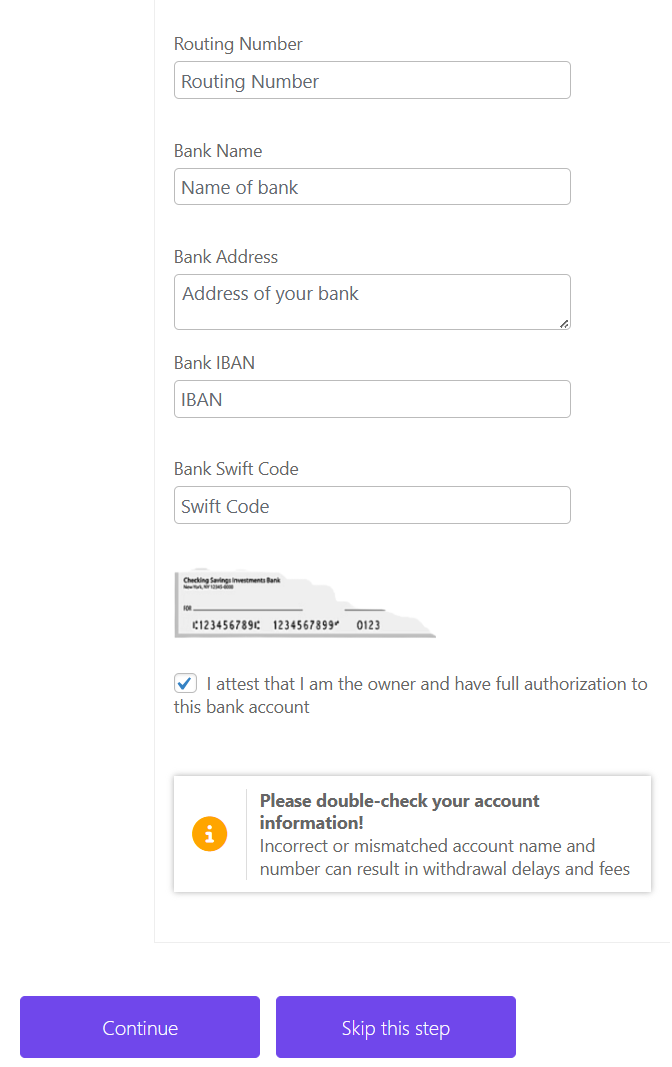 Crafts City payment setup