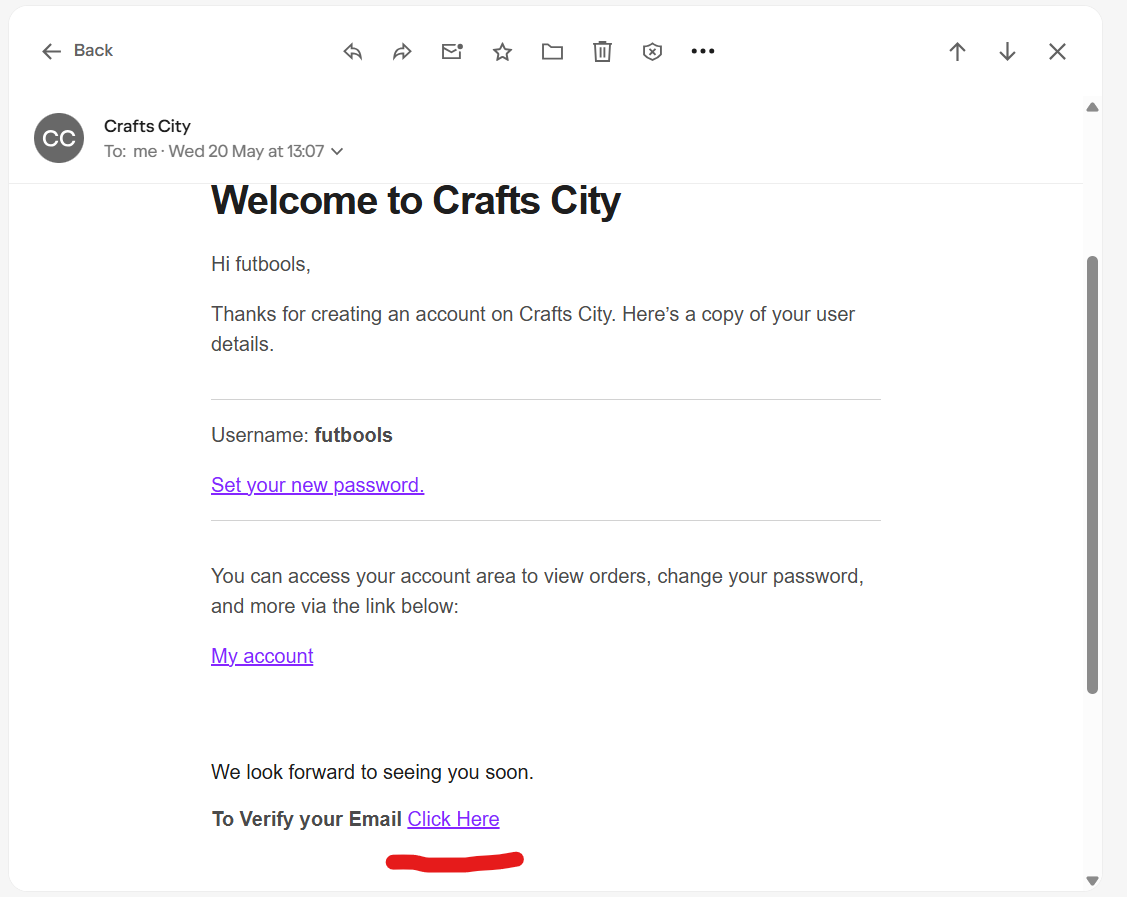 Registration at Crafts City